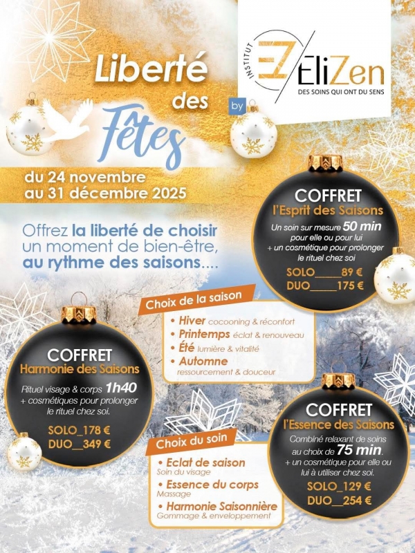 La Magie est des fêtes est au sein de votre institut!